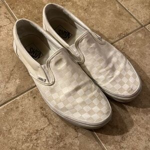 checkered men’s vans